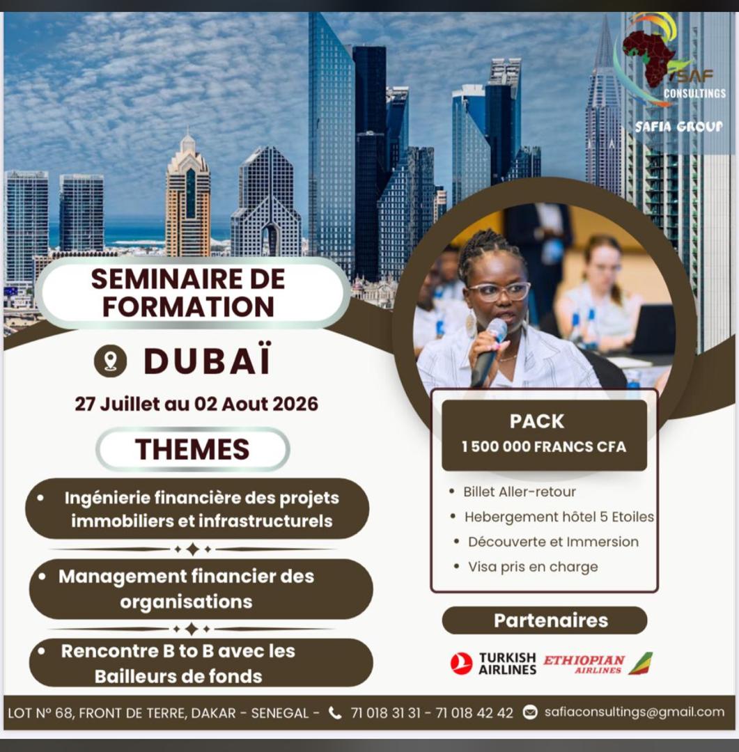 Séminaire de Formation à Dubai